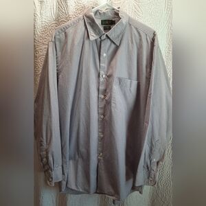 J. Crew Shirt Mens 16.5 Gray Plaid Vtg Button Down Classic Preppy Formal